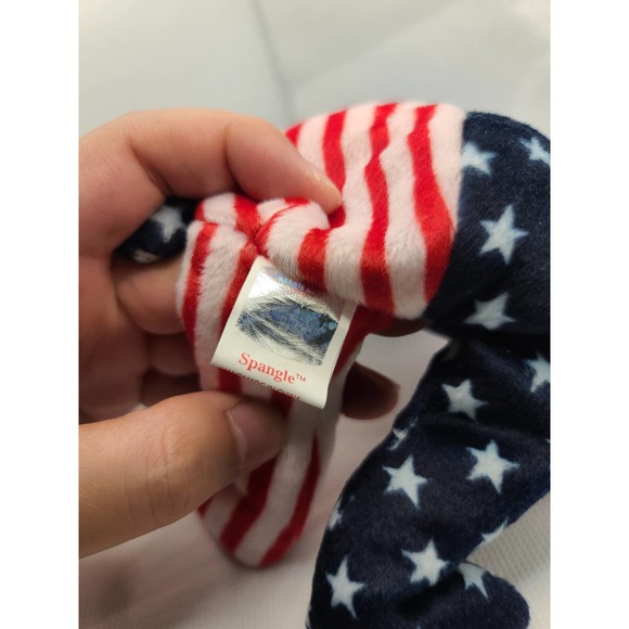 Ty Beanie Baby Spangle Blue Face Bear - Picture 6 of 8